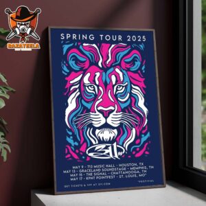 311 Band Spring Tour 2025 Music Festival Dates And Location Home Decor Poster Canvas