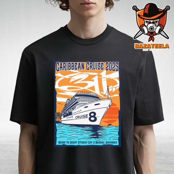 311 Caribbean Cruise 2025 Boat Pin Miami To Great Stirrup Cay & Sassau In Bahamas Unisex T-Shirt