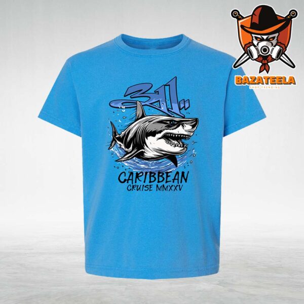 311 Caribbean Cruise 2025 Shark Unisex T-Shirt