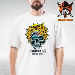 311 Caribbean Cruise 2025 Skull Wave Unisex T-Shirt