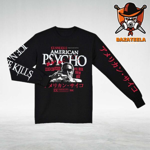 Ice Nine Kills American Psycho 25th Anniversary Collection Hold My Calls All Over Print Long Sleeve