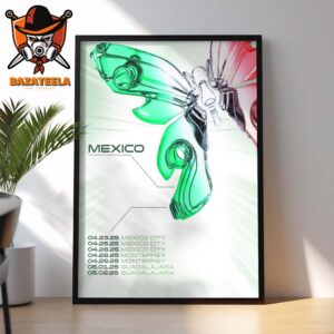 Katy Perry The Lifetimes Tour 2025 Poster For Mexico Live Show Home Decor Poster Canvas