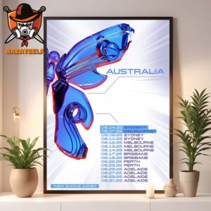 Katy Perry The Lifetimes World Tour 2025 Poster For Australia New Song Added Home Decor Poster Canvas