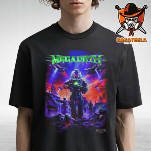 Megadeth Cyber Army 2025 Sci-Fi Limited Edition Poster Heavy Metal Band Unisex T-Shirt