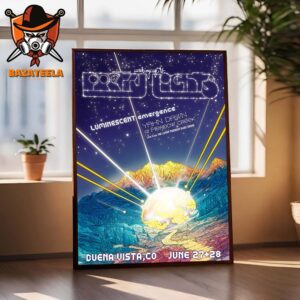 Pretty Lights Live Show Music Poster For Meadow Creek in Buena Vista CO On June 27th And 28th 2025 Home Decor Poster Canvas