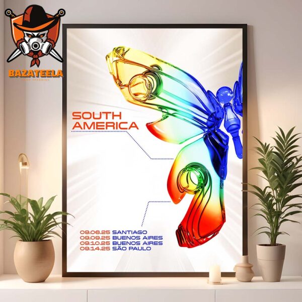 South America Location Katy Perry The Lifetimes World Tour 2025 Live Show Music Home Decor Poster Canvas