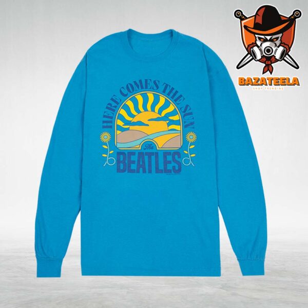 The Beatles Here Comes The Sun Blue Unisex Long Sleeve