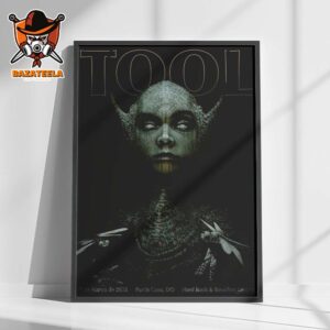 Tool Live Show Concert Music Poster For Hard Rock And Royalton Resorts In Punta Cana DO On March 8th 2025 Home Decor Poster Canvas