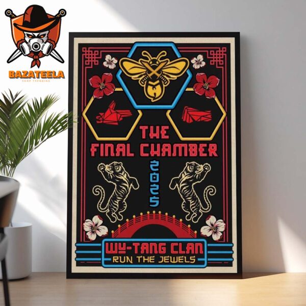 Wu Tang Clan The Final Chamber 2025 Poster Event Home Decor Poster Canvas